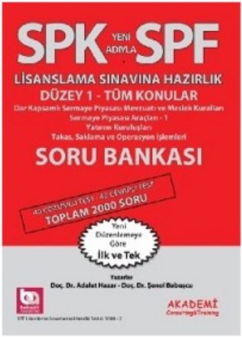 Akademi SPF Düzey 1 Tüm Konular Soru Bankası Adalet Hazar