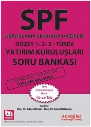 SPF Lisanslama Sınavına Hazırlık Düzey 1-2-3 Türev Yatırım Kuruluşları