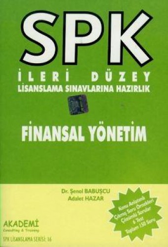 SPK Lisanslama Serisi:16 Finansal Yönetim %17 indirimli Komisyon