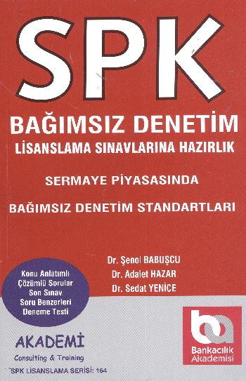 SPK Lisanslama Serisi-164: Sermaye Piyasasında Bağımsız Denetim Standa