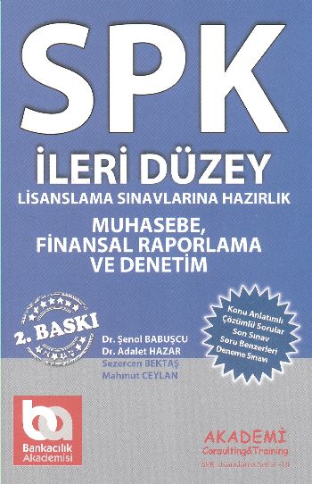 SPK Lisanslama Serisi:18 Muhasebe Finansal Raporlama ve Denetim %17 in SPK Lisanslama Serisi:18 Muhasebe Finansal Raporlama ve Denetim %17 in