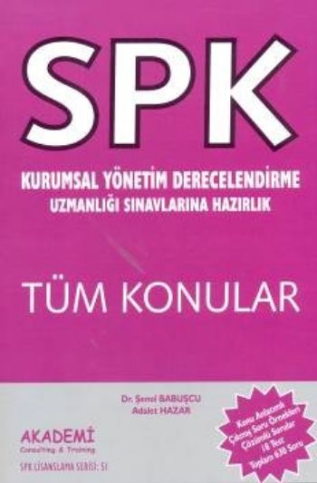 SPK Lisanslama Serisi:51 Tüm Konular %17 indirimli Ş.Babuşcu-A.Hazar