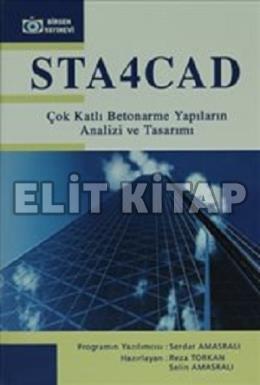 STA4CAD Çok Katlı Betonarme Yapıların Analizi ve Tasarımı %17 indiriml