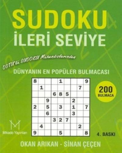 Sudoku İleri Seviye Dünyanın En Popüler Bulmacası