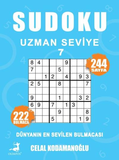 Sudoku Uzman Seviye 7 Celal Kodomanoğlu