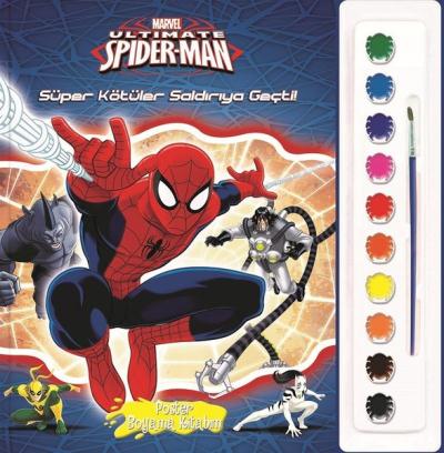 Marvel Ultimate Spider Man : Poster Boyama Kitabım Kolektif
