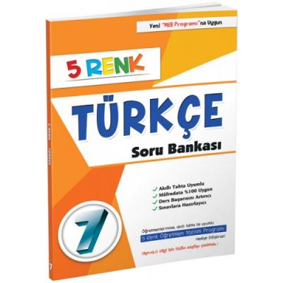 5 Renk Türkçe Soru Bankası 7. Sınıf %5 indirimli
