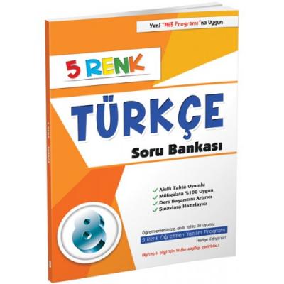 5 Renk Türkçe Soru Bankası 8. Sınıf