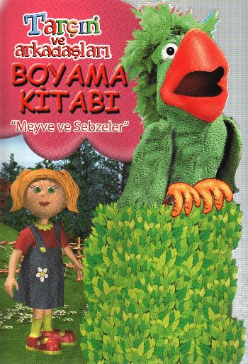 Tarçın ve Arkadaşları: Kakule Boyama Kitabı "Meyve ve Sebzeler" (Kitap+VCD)