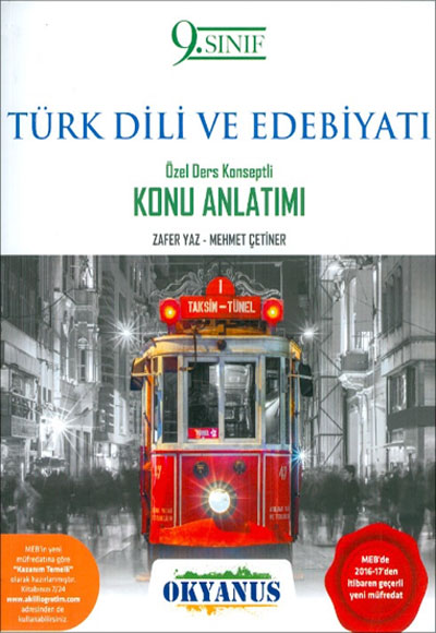 Okyanus 9.Sınıf Türk Dili ve Edebiyatı Özel Ders Konseptli Konu Anlatı