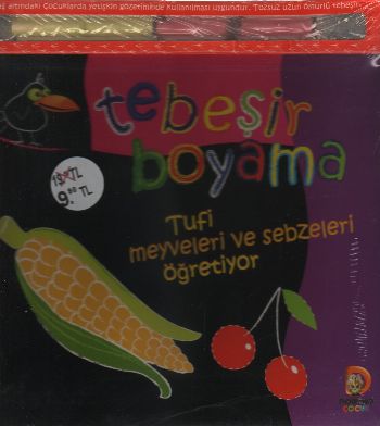 Tebeşir Boyama-Tufi Meyve ve Sebzeleri Öğretiyor %17 indirimli Tanıl Y