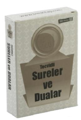 Tecvidli Sureler ve Dualar Ezber Kartı