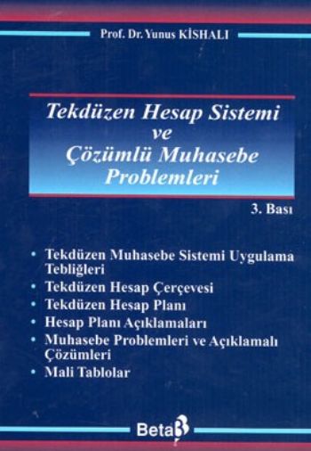 Tekdüzen Hesap Sistemi ve Çözümlü Muhasebe Problemleri (Orta Boy) %17 