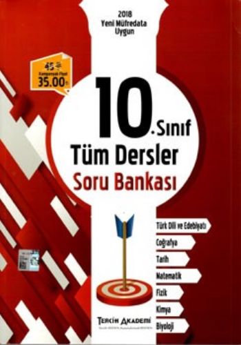 Tercih Akademi 10. Sınıf Tüm Dersler Soru Bankası - KAMPANYALI Tercih 