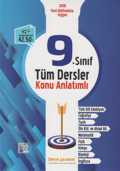 Tercih Akademi 9. Sınıf Tüm Dersler Konu Anlatımlı - KAMPANYALI Tercih