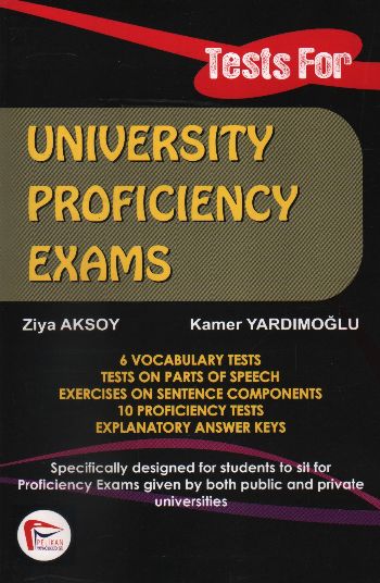 Tests for University Proficiency Exams %17 indirimli Z.Aksoy-K.Yardımo