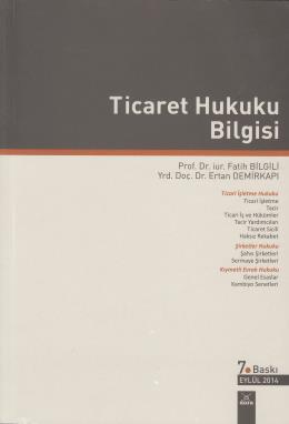 Ticaret Hukuku Bilgisi