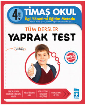 Timaş 4. Sınıf Tüm Dersler Yaprak Test (2017 Basım) %36 indirimli