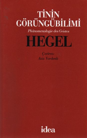 Tinin Görüngübilimi (Ciltli) %17 indirimli G.W. Friedrich Hegel
