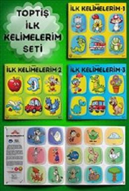 Toptiş İlk Kelimelerim Seti (3 Kitap Takım) Kolektif