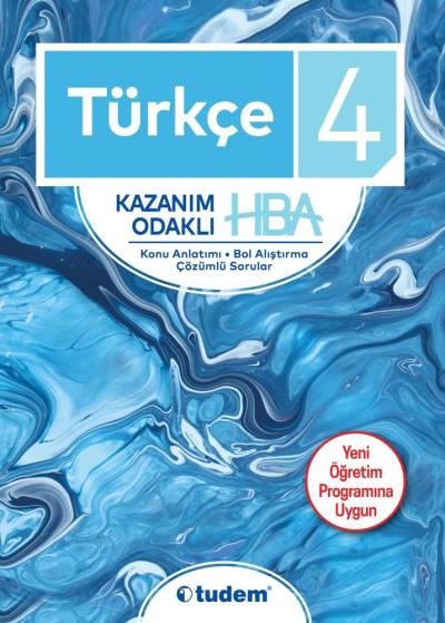 Tudem 4. Sınıf Türkçe Kazanım Odaklı HBA-YENİ Tudem Eğitim Hizmetleri 