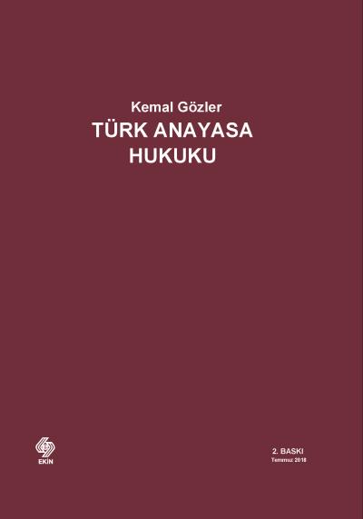 Türk Anayasa Hukuku Kemal Gözler