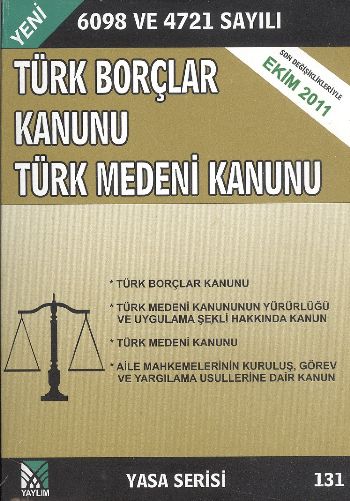 Yasa Serisi-131: Borçlar Kanunu-Türk Medeni Kanunu %17 indirimli