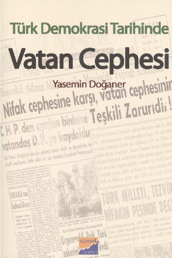 Türk Demokrasi Tarihinde Vatan Cephesi