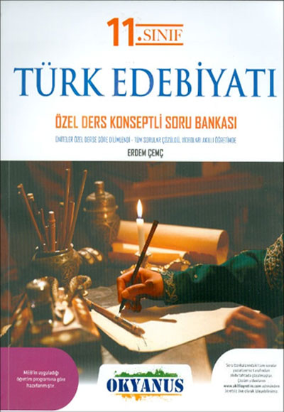Okyanus 11.Sınıf Türk Edebiyatı Özel Ders Konseptli Soru Bankası