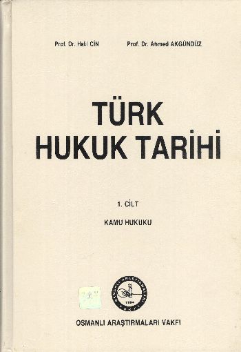 Türk Hukuk Tarihi (2 Cilt)