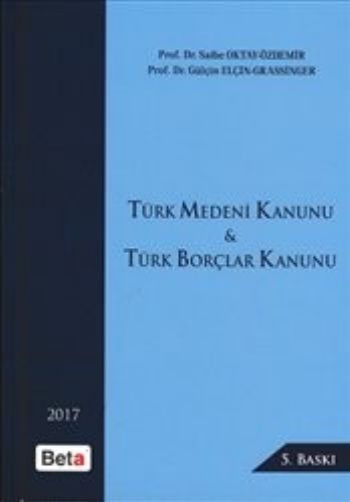 Türk Medeni Kanunu-Türk Borçlar Kanunu Ciltli
