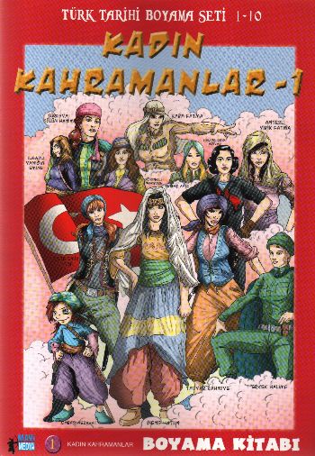 Türk Tarihi Boyama Seti-01: Kadın Kahramanlar-1