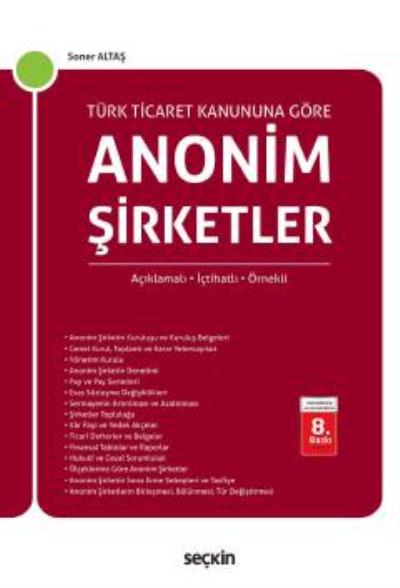 Türk Ticaret Kanuna Göre Anonim Şirketler