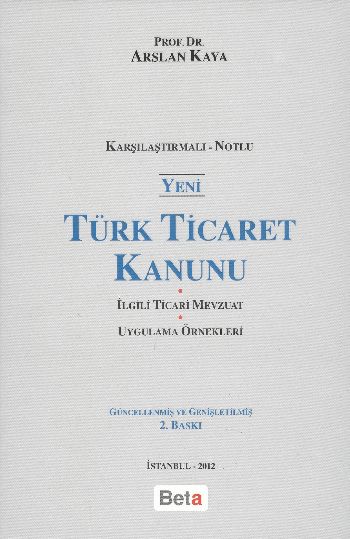 Türk Ticaret Kanunu %17 indirimli Arslan Kaya