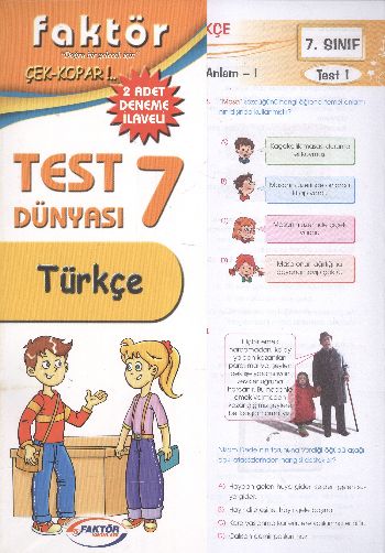 Faktör 7. Sınıf Türkçe Test Dünyası %17 indirimli