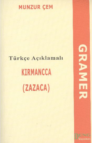 Türkçe Açıklamalı Kırmanca Zazaca Gramer %17 indirimli Munzur Çem