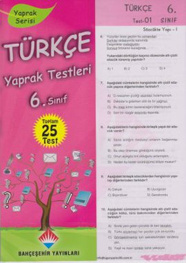 Türkçe Yaprak Testleri 6. Sınıf