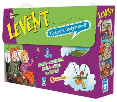 Türkiyeyi Geziyorum-5 Levent 5 Kitap Set Mustafa Orakçı