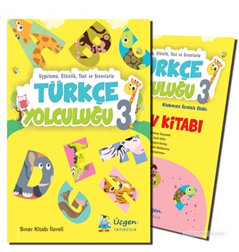 Üçgen Yayınları - 3. Sınıf - TÜRKÇE YOLCULUĞU+Ücretsiz Çözümlü Sınav E