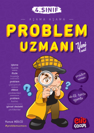 Elit Çocuk 4. Sınıf Aşama Aşama Problem Uzmanı Yunus Külcü