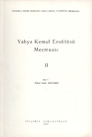 Yahya Kemal Enstitüsü Mecmuası-II