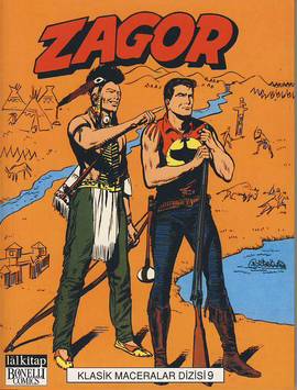 Zagor Klasik Maceralar Dizisi Sayı: 9 İz / Gölgedeki Düşman / Zagor İş Başında / Clark City